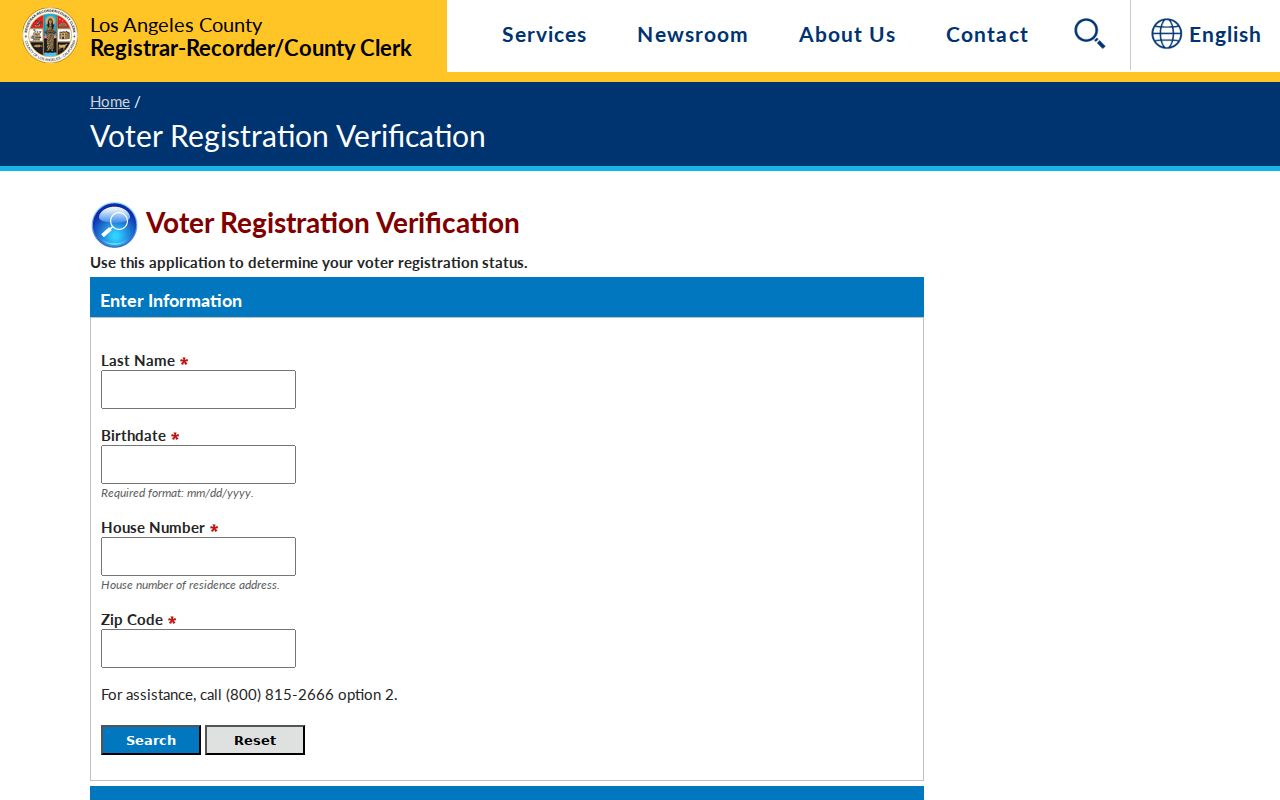 Lakewood people search voter registration self verification